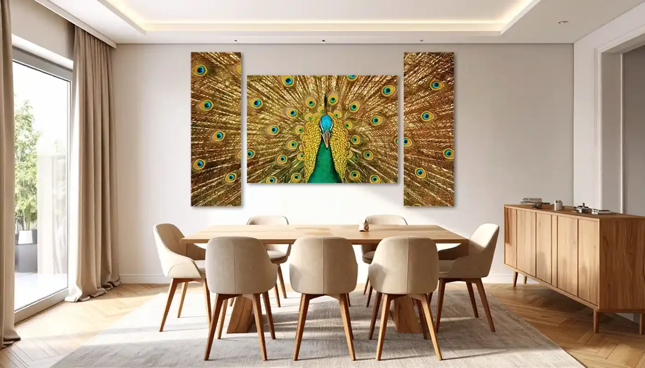 Leinwandbilder mehrteilig mit Tiermotiv 3-teilig als Wandbild