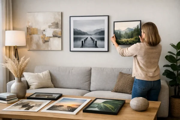 Wandbilder fürs Wohnzimmer richtig auswählen