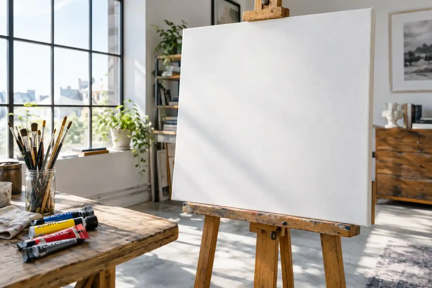 Bespannte Keilrahmen für Acrylmalerei- Maßanfertigung - Qualität