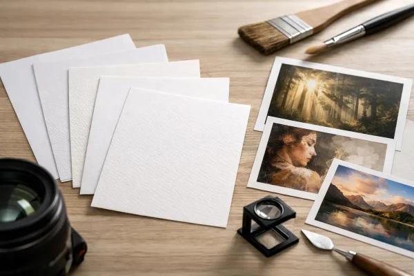 Fine Art Papier im Vergleich: Welches Material passt zu Ihrem Bild?