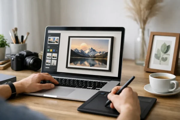 Gerahmten Kunstdruck online gestalten