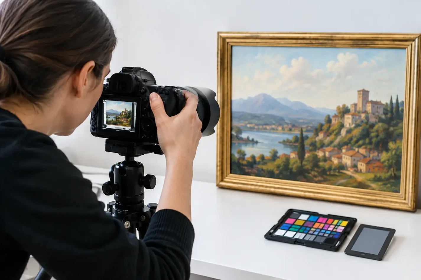 Kunst fotografieren für farbechte Reproduktionen