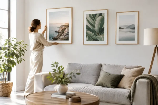 Home NEW 19 Kunstdrucke professionell präsentieren im Raum