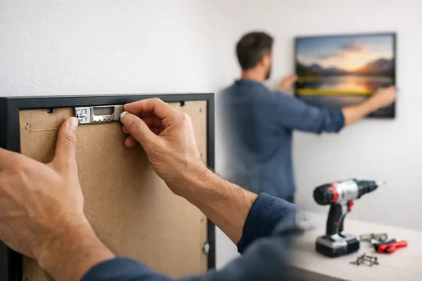 Wandbild Aufhängung montieren: sicher und präzise