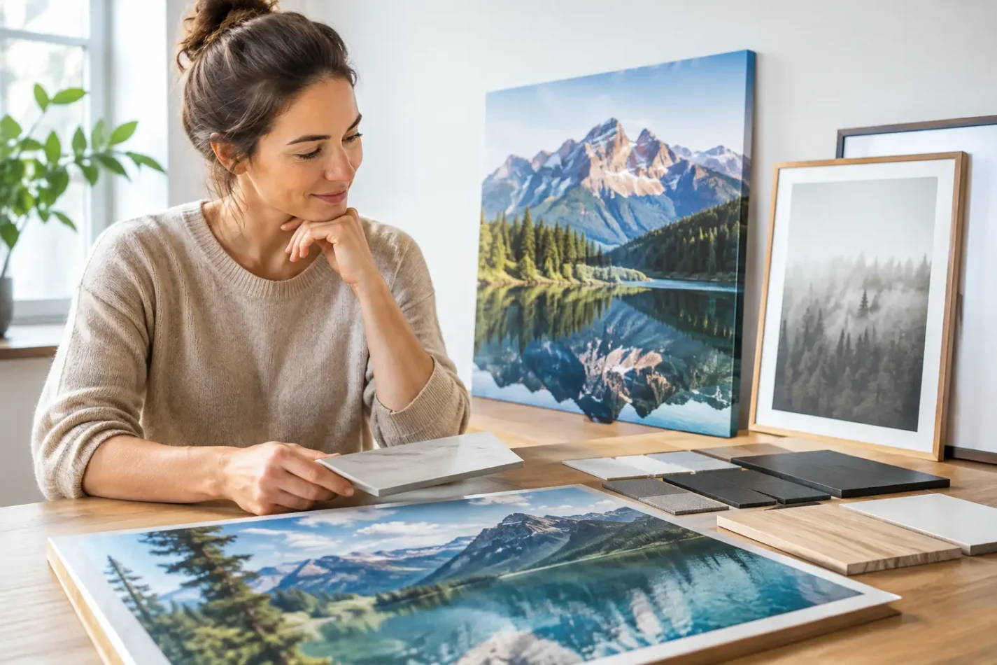 Wandbild Materialien richtig wählen für Ihr Motiv